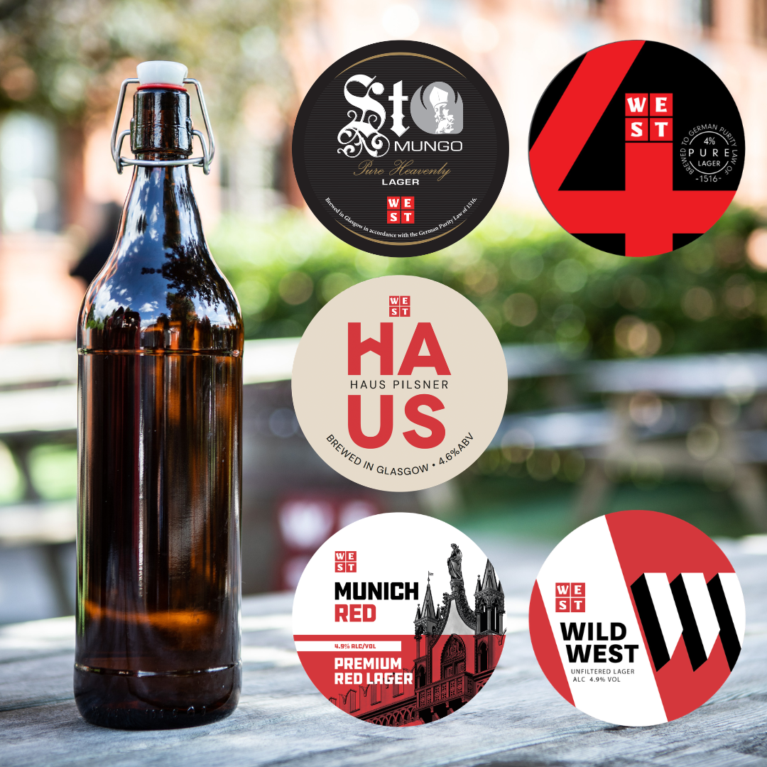 LAGER GROWLER WITH BOTTLE